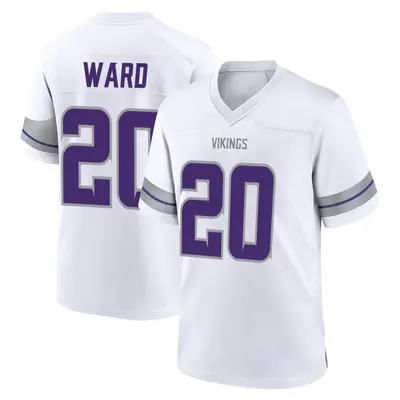 Men's Game Jay Ward Minnesota Vikings White Alternate Jersey