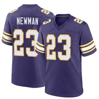 Men's Game Terence Newman Minnesota Vikings Purple Classic Jersey