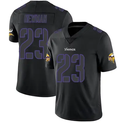 Men's Limited Terence Newman Minnesota Vikings Black Impact Jersey