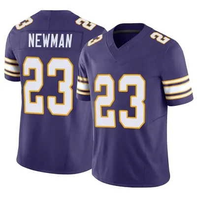 Men's Limited Terence Newman Minnesota Vikings Purple Classic Vapor F.U.S.E. Jersey