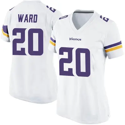 Women's Game Jay Ward Minnesota Vikings White Jersey