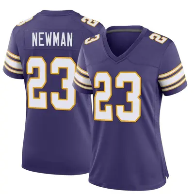 Women's Game Terence Newman Minnesota Vikings Purple Classic Jersey