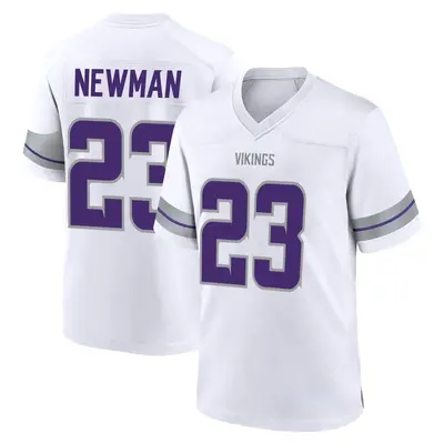 Youth Game Terence Newman Minnesota Vikings White Alternate Jersey